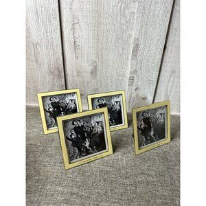 Easy Tiger Yellow w/ Black Trim This is Why I Drink Metal Photo Frames Pack of 4